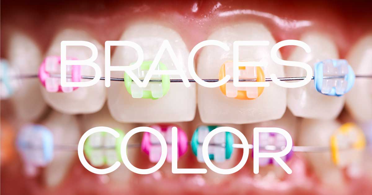 two different color braces